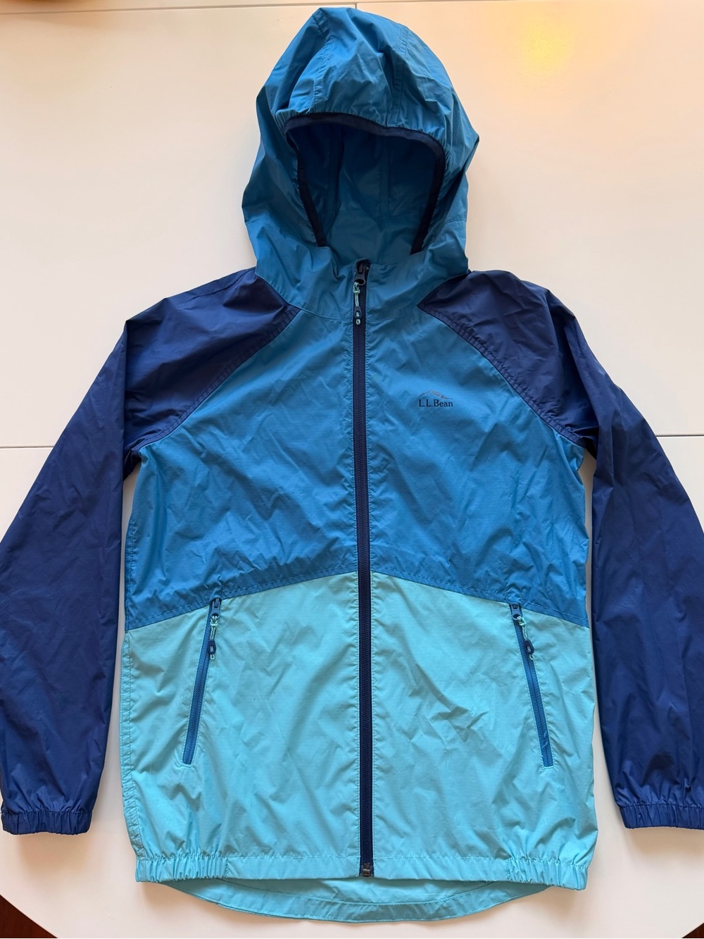L.L.Bean Kids Lightweight Rain Jacket, M (10-12)